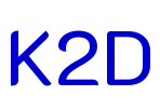 K2D font
