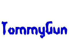 TommyGun font